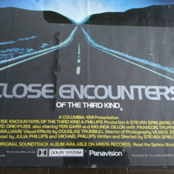 Movie Poster Film Close Encounters of The Third Kind Original Steven Spielberg - Picture 9 of 16